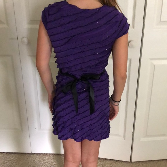 Purple dress size 7 - Picture 2 of 2